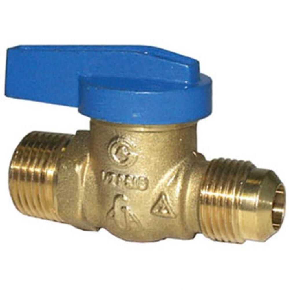 3/8''FL x 1/2''MNPT T-3000 Forged Brass Gas Valve