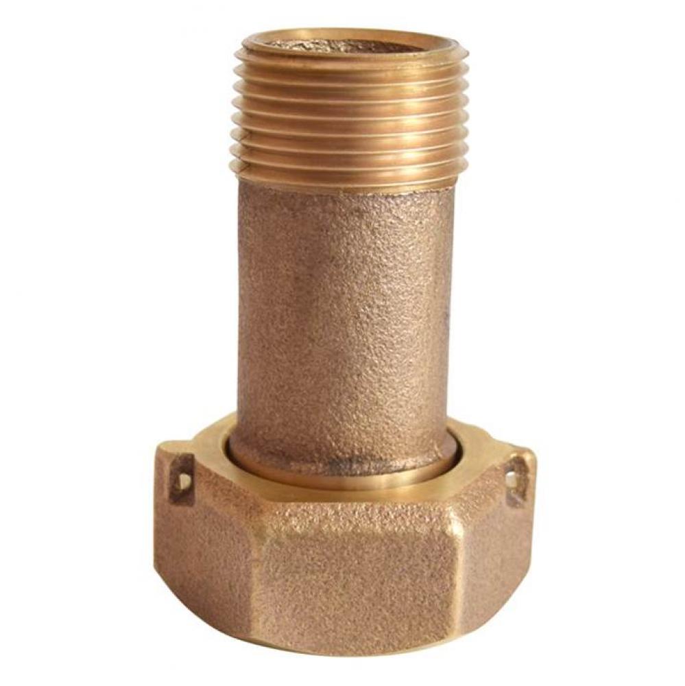 1/2'' T-4215NL No Lead Bronze MNPT x AWWA Meter Coupling