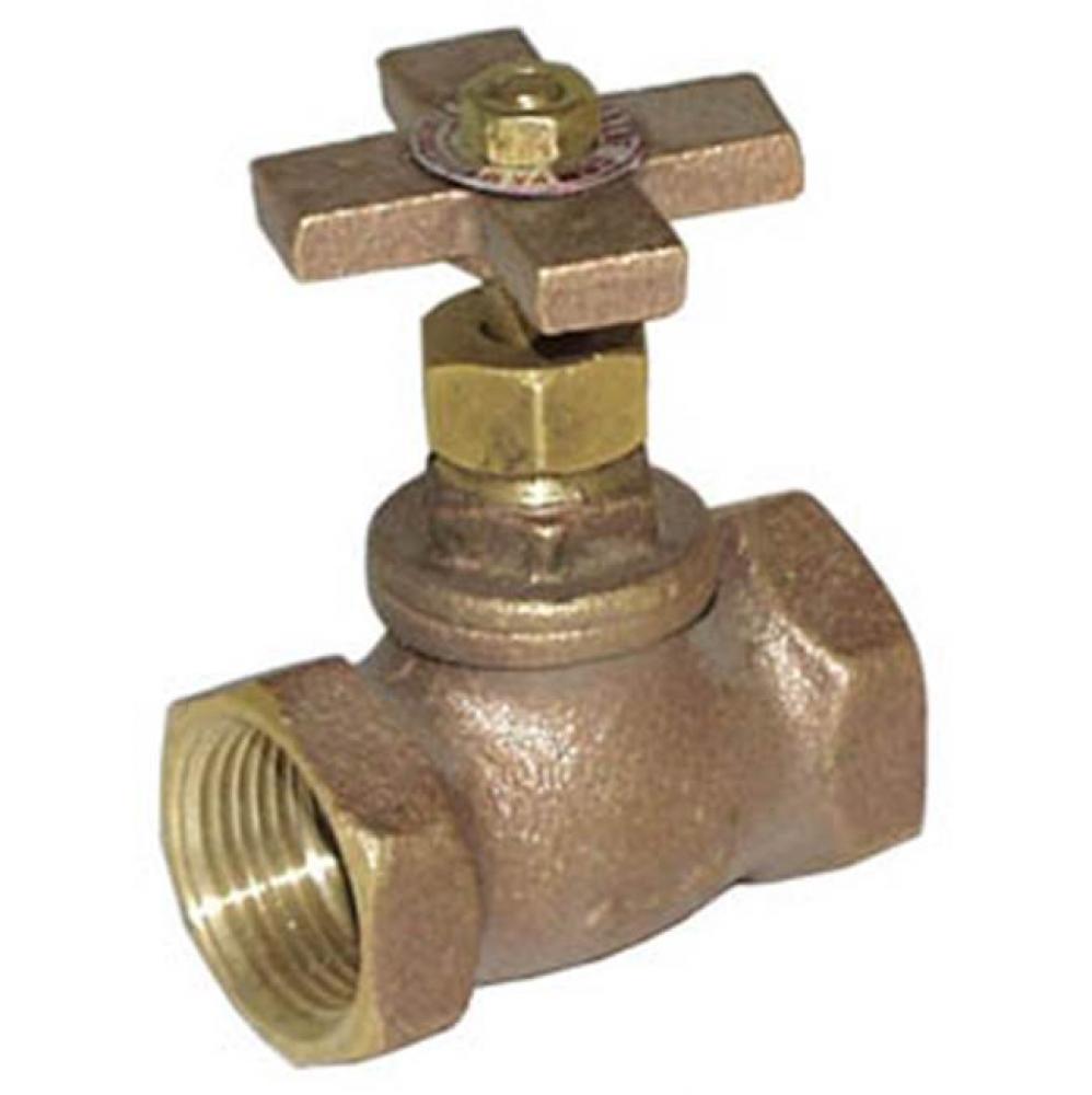 3/4'' T-501X Brass Stop Valve with Cross Handle