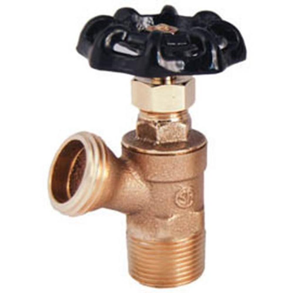 1/2 T-521 No Lead Brass Brass Boiler Drain Valve