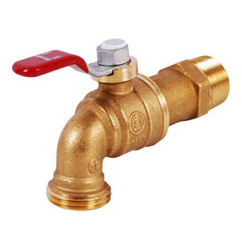 3/4'' T-540 Brass Water Heater Drain Ball Valve