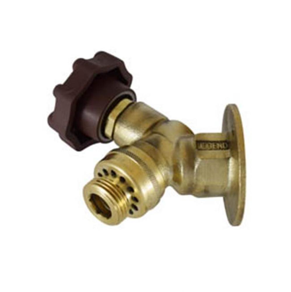 1/2'' T-547RB Commericial Ball Valve Sillcock w/ Softouch Handle & Key