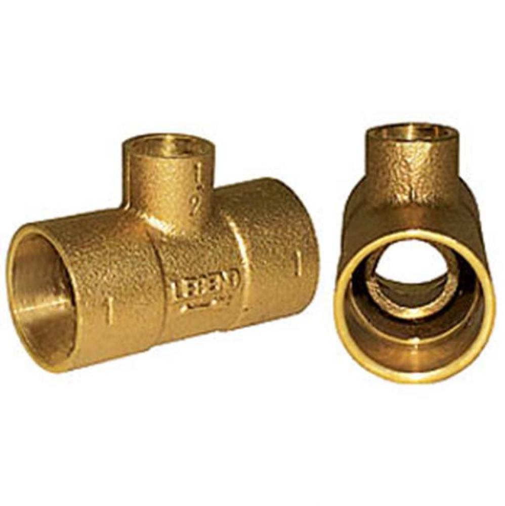 1'' x 3/4'' T-569 Cast Brass Venturi Tee