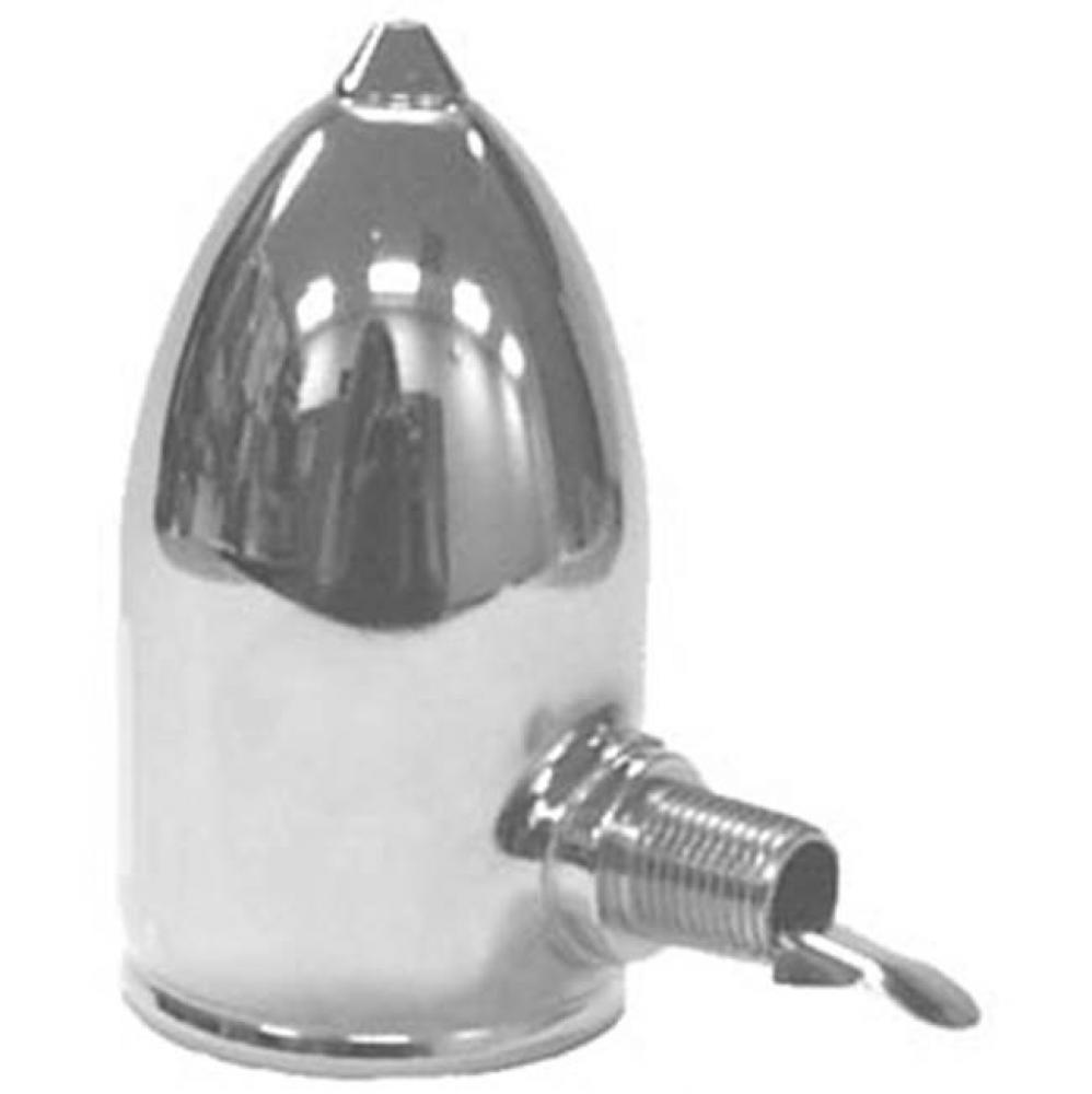 1/8'' T-60 Angle Steam Air Vent, Chrome Plated