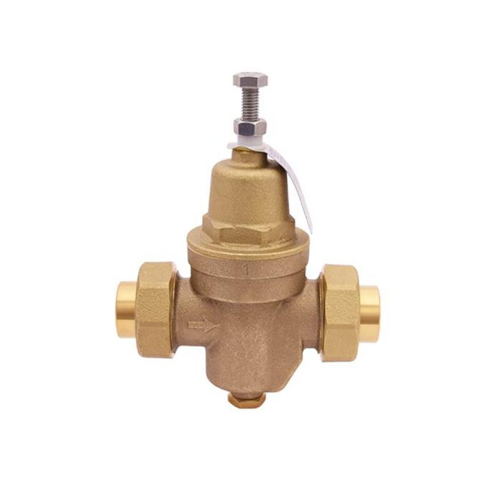 1/2'' T-6802NL No Lead Brass Pressure Reducing Valve, Brass Bonnet, No Relief Valve, 1/2