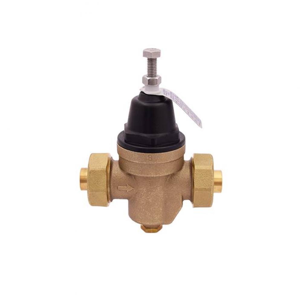 1'' T-6802NL No Lead Brass Pressure Reducing Valve, Thermo Plastic Bonnet, No Relief Val