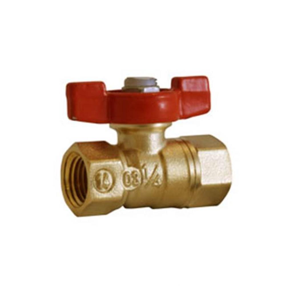 1/4'' T-800TNL Micro Bal No Leadl Forged Brass Mini Ball Valve, T-Handle