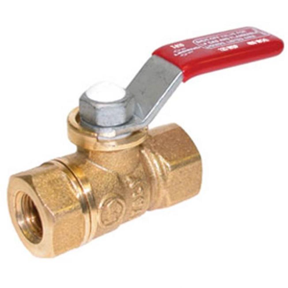 1/4'' T-810 Micro Ball Valve, Forged Brass