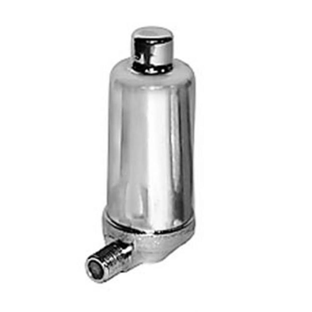 1/8'' T-90 Angle Ecomomy Straight Air Vent, Chrome Plated