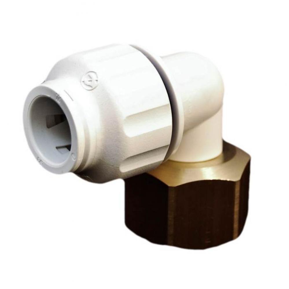 1/2'' Push x FNPT Turn-n-Loc Swivel Elbow