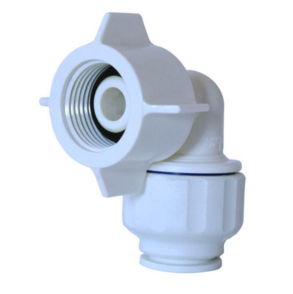 1/2'' Push x FNPT Turn-n-Loc Swivel Elbow