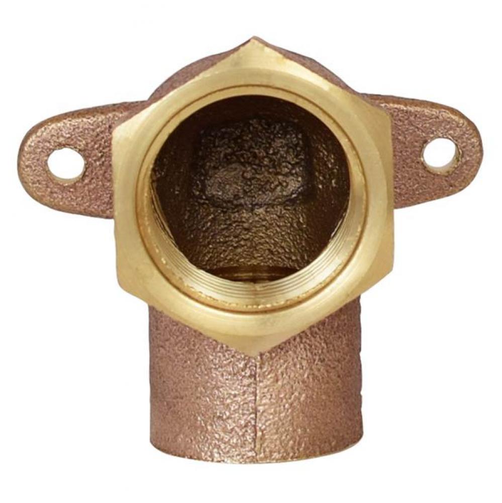 1/2'' x 1/2'' Sweat x FNPT Drop Ear Elbow, Cast Brass