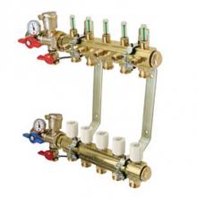 Legend Valve 8200P-10-2 - M-8200P Precision Manifold with Integrated Adapter Valves 1'' Brass Bar 2 Port, Mounting