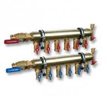 Legend Valve 8220S-15-2 - M-8220P High Capacity Manifold Kit with Air& Fill/Purge Valve 1-1/2'' OT-63 Brass Ba