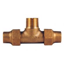 Legend Valve 313-366NL - 3/4'' x 1'' T-4430NL No Lead Bronze Flare x Flare x MNPT Tee