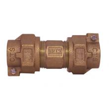 Legend Valve 313-221NL - 1-1/4'' x 1'' T-4301NL No Lead Bronze Pack Joint (CTS) x Pack Joint (CTS) Unio