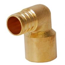 Legend Valve 460-136NL - 1/2'' x 1/2'' PEX x Sweat Elbow No Lead/ DZR Forged Brass Fitting