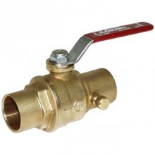 Legend Valve 101-513NL - 1/2'' S-1100 No Lead Forged Brass Full Port Ball Valve with Drain