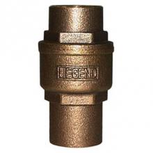 Legend Valve 105-467 - 1-1/2 ''S-455 C x C Bronze In-Line Check Valve