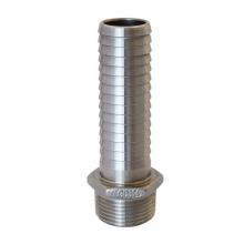 Legend Valve 312-027SS - 1'' x 1-1/4'' Extra Long .304 Stainless Steel Insert x MNPT Adapter