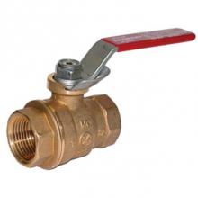 Legend Valve 101-053NL - 1/2'' T-1001LD No Lead Forged Brass Full Port Ball Valve with Locking Device