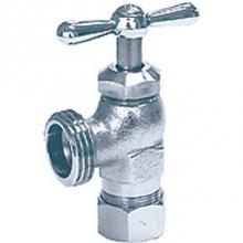 Legend Valve 111-137NL - 5/8'' OD T-12 No Lead Brass Washing Maching, Satin Chrome Finish