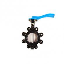 Legend Valve 116-616 - 6'' T-367SS Ductile Iron Lug Type Butterfly Valve, Stainless Steel Disc, 10 Position Lev