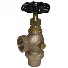 Legend Valve 111-115NL - 1'' Flare x 3/4'' FNPT T-442 NL No Lead Bronze Meter Valve