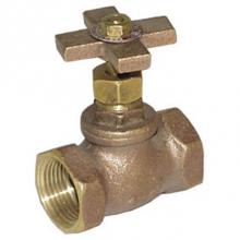 Legend Valve 107-106 - 1/2'' T-501X Brass Stop Valve with Cross Handle