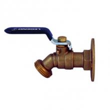 Legend Valve 107-465 - 3/4'' T-541FL 1/4 Turn Brass Flanged Ball Valve Sillcock