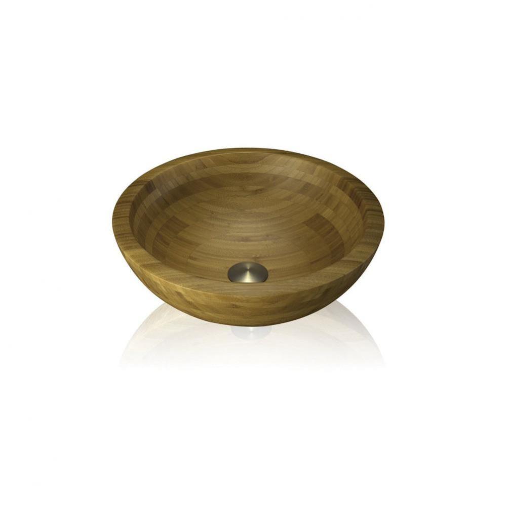 Bamboo Round Bathroom Sink