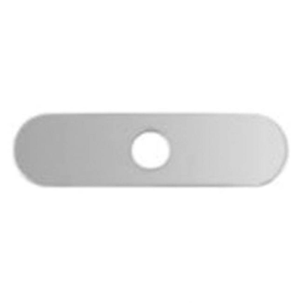 Solid 304 Stainless Steel Single Hole Faucet Cover Plate in Stainless Steel Finish