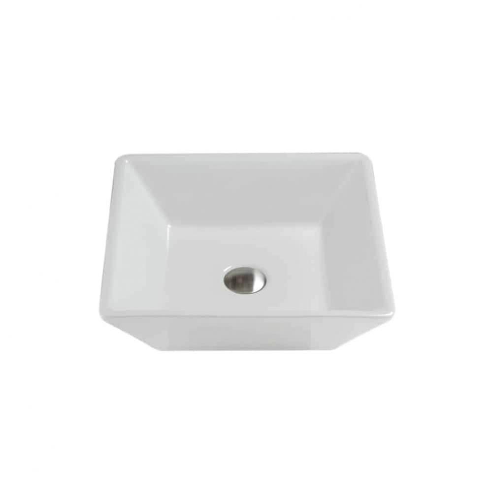 Above Counter Single Bowl 16-3/8'' x 16-1/2'' x 4-3/8''