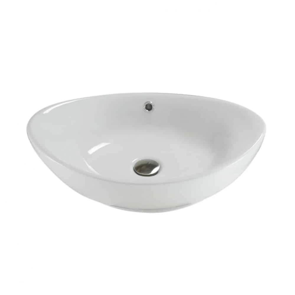 Above Counter Single Bowl 16-3/8'' x 16-1/2'' x 4-3/8''