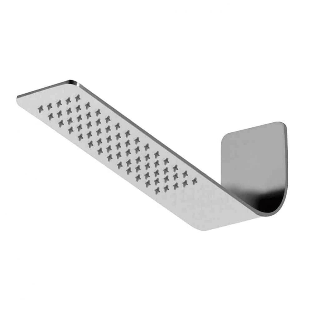 Shower Head: 16'' x 4-3/4'' Wall Mount