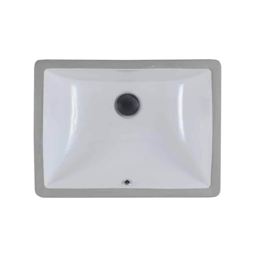 UB-903W / Porcelain Bathroom Sink 20'' X 16'' X 6''