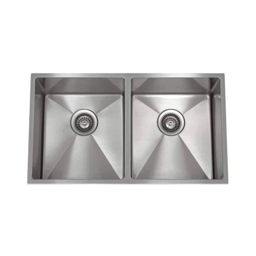 S-SS-D3118-34Ri-16 / 1/4'' Radius Kitchen Sink 31'' X 18'' X 9'