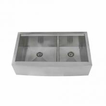 Lenova PC-LEAP-D36 - Undermount Double Bowl Low Divider 36'' x 22-3/4'' x 10''