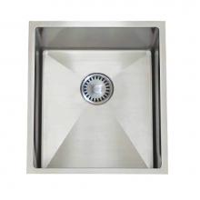 Lenova PC-SS-12Ri-S15 - Undermount Single Bowl 15-1/2'' x 17-1/2'' x 10''