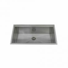 Lenova PC-SS-LE-S33 - Undermount Single Bowl Ledge Sink 33'' x 19'' x 10''