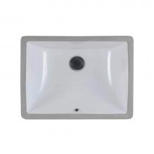 Lenova UB-903W - UB-903W / Porcelain Bathroom Sink 20'' X 16'' X 6''