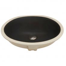 Lenova PU-901BK - Fine quality bathroom oval sink formed of vitreous china.