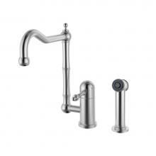 Lenova SK301 - Solid 304 stainless steel kitchen faucet with side spray