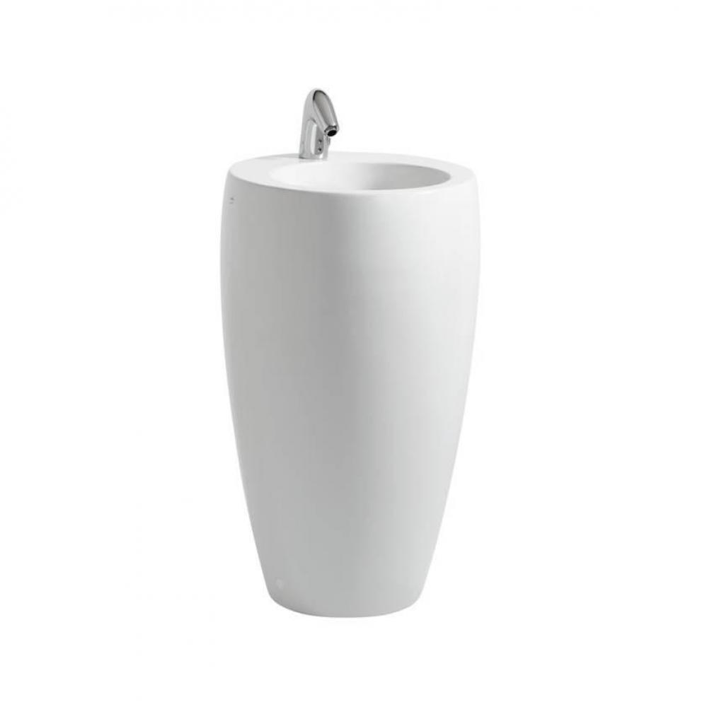ILBAGNOALESSI One freestanding TAM TAM washbasin, (530x530mm), incl. mounting accessories and siph