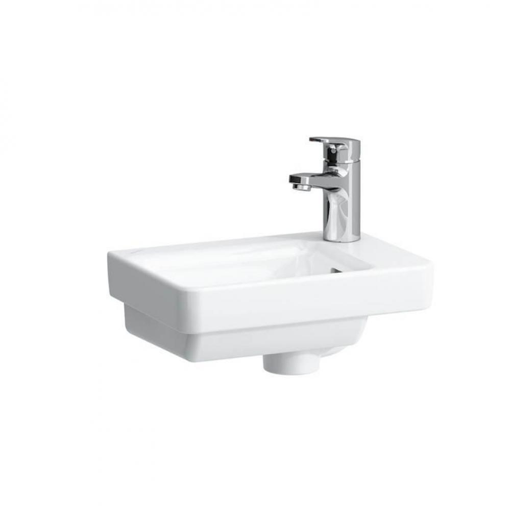 Laufen Pro S Small washbasin, asymmetric (360x250mm)