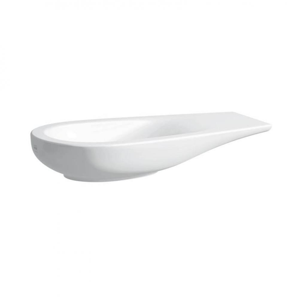 Washbasin bowl, 800 x 425, without tap hole, without overflow