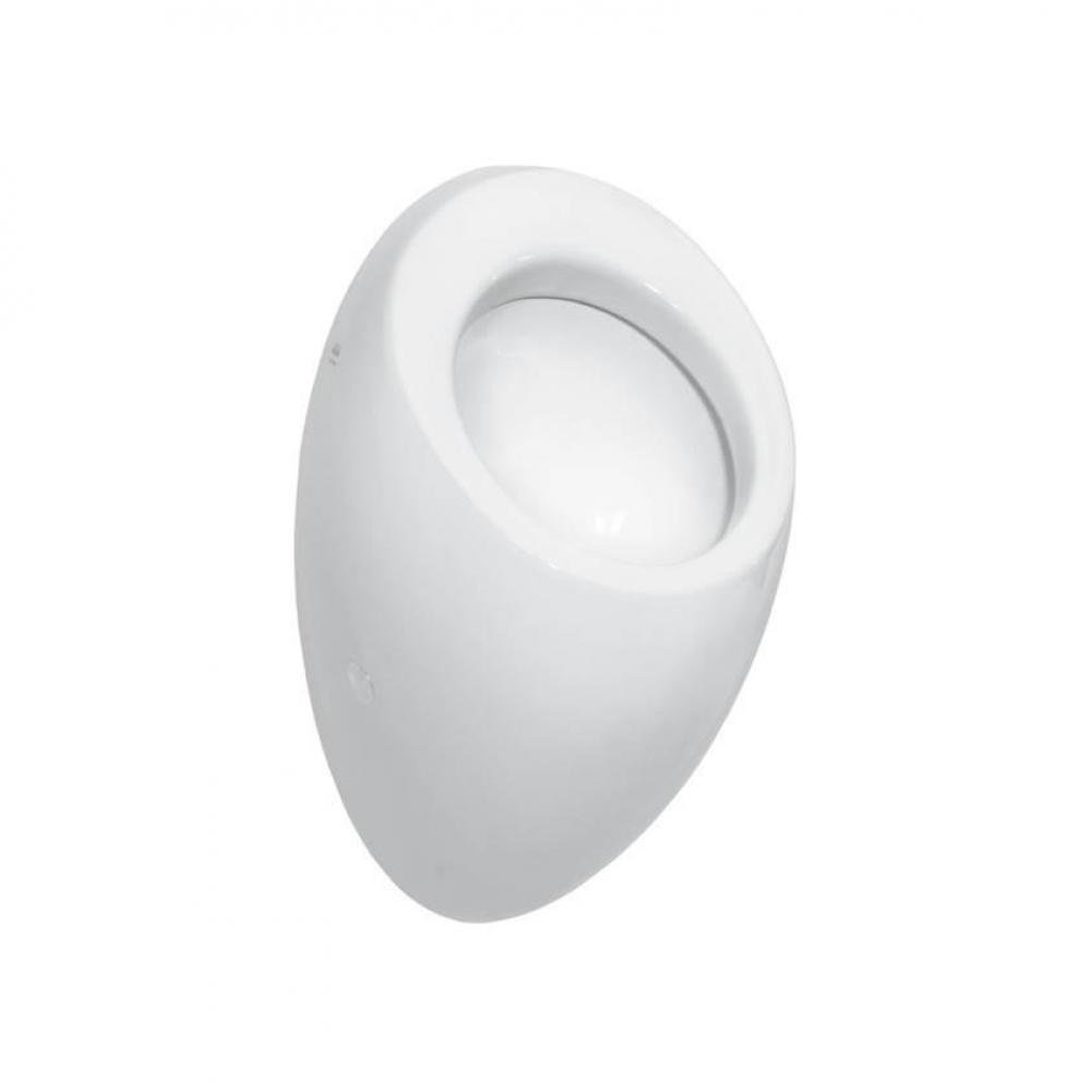 ILBAGNOALESSI One siphonic urinal, white, without fixation holes for cover, horizontal outlet (325