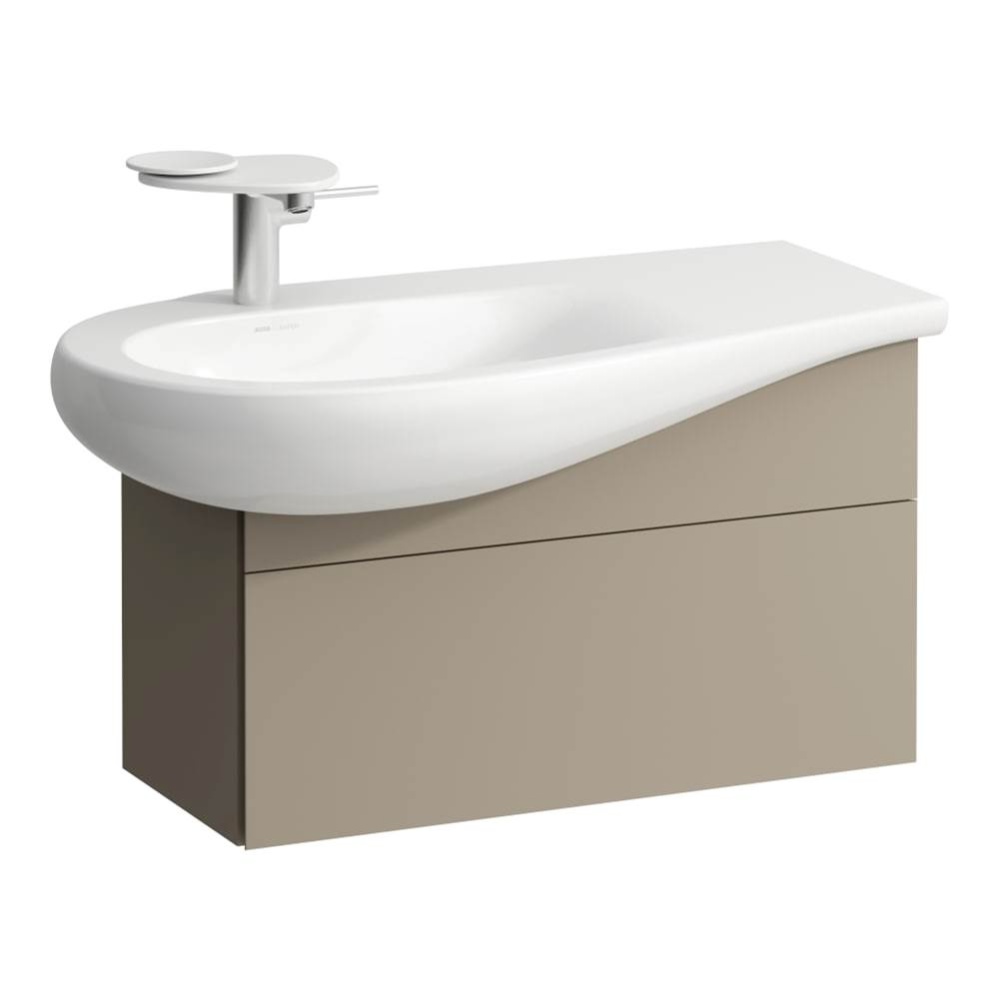 Vanity Unit 900, 1 Drawer, Siphon Cut Out Left, Matches Washbasin H814975