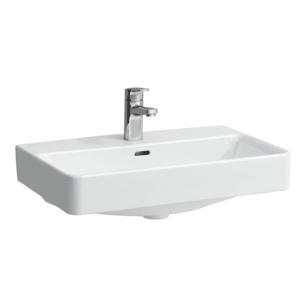 Countertop Washbasin 'compact', Wall Mounted, Undersurface Ground