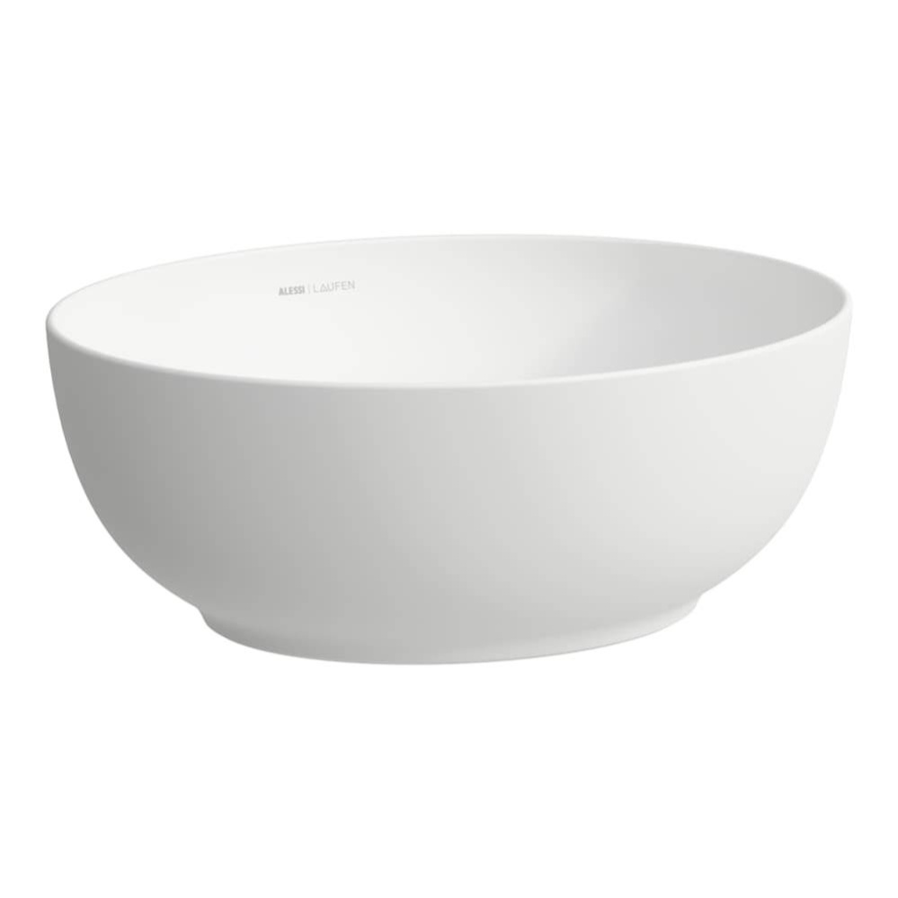 Bowl Washbasin, Oval, Incl. Ceramic Drain Valve